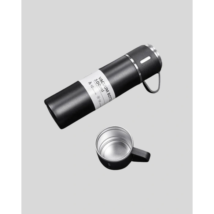 500 Ml Vakumlu Termos – Çift Kat Paslanmaz Çelik, Sızdırmaz Kapağıyla Sıcak Ve Soğuk İçeceklere Özel