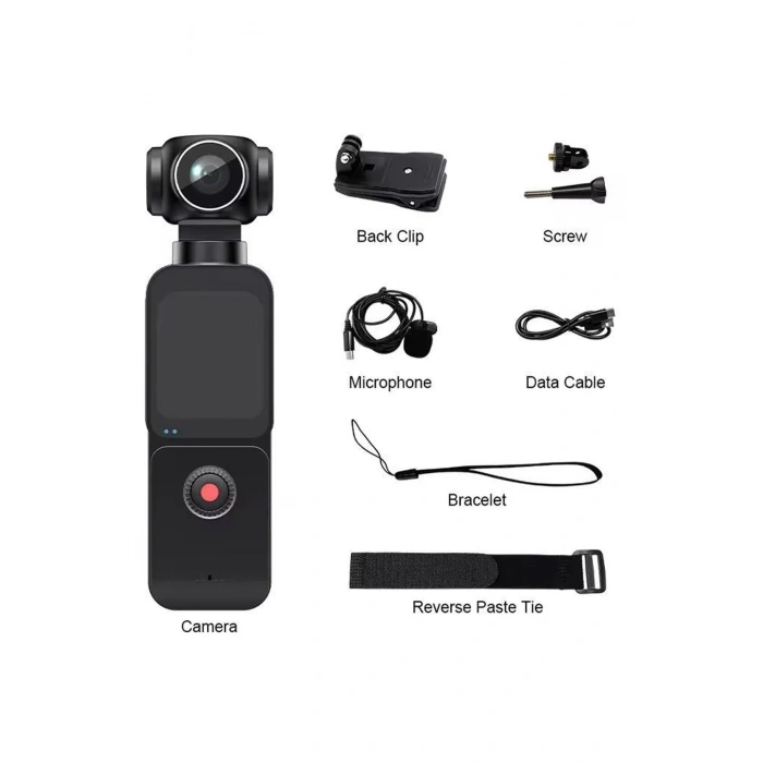 5k Ultra Hd Aksiyon Kamerası Ultra Stabil Çekim, Anti-shake Teknolojisi