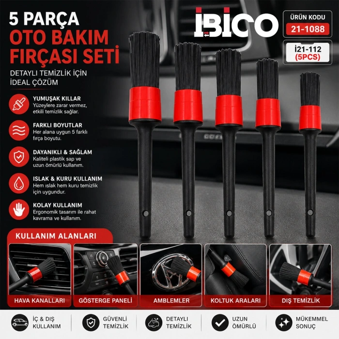5PCS OTO BAKIM FIRÇASI (5263)