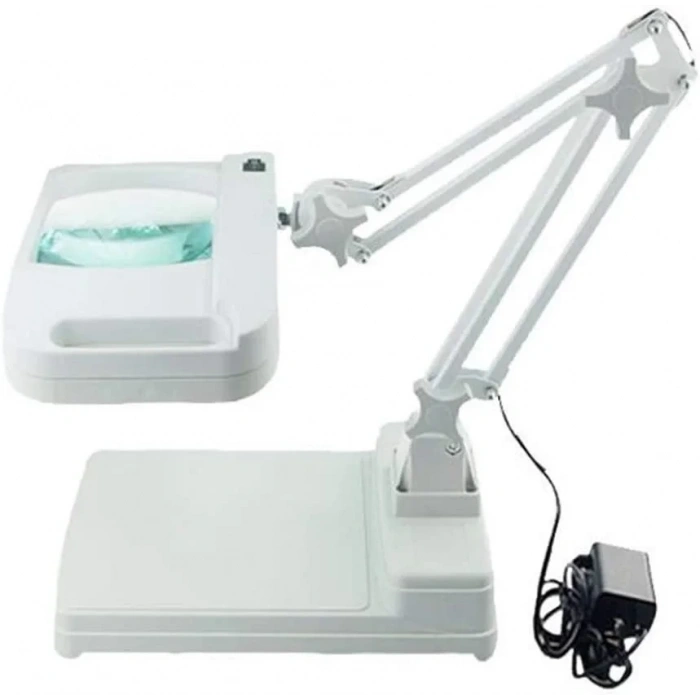 -5x 10x Büyüteç - Led Işıklı Süper Parlak Enerji Tasarruflu  Masa Lambası Lt-861