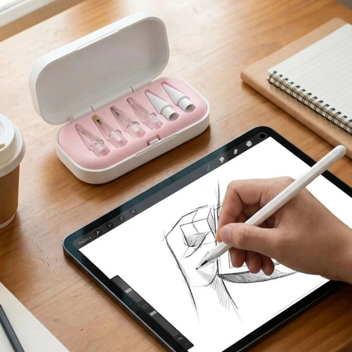 6 Adet Farklı Uçlı Universal Dokunmatik Kalem Ucu – Tablet ve Telefon Uyumlu Stylus Pen Yedek Başlıkları (5263)