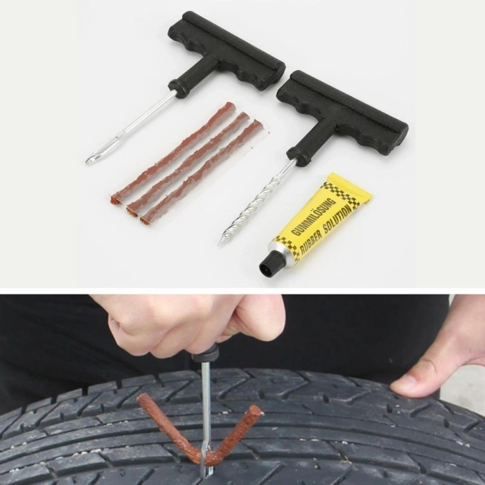 6 Parça Araba Motosiklet Otomobil Bisiklet Lastik Tamir Kiti Araç Bakım Seti (5263)