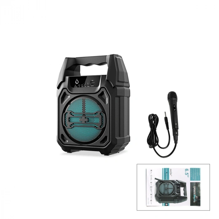 6.5 INC BLUETOOTH WİRELESS MİKROFONLU HOPARLÖR - SPEAKER USB SARJLI AUX - TF - USB PS-1283 (5263)