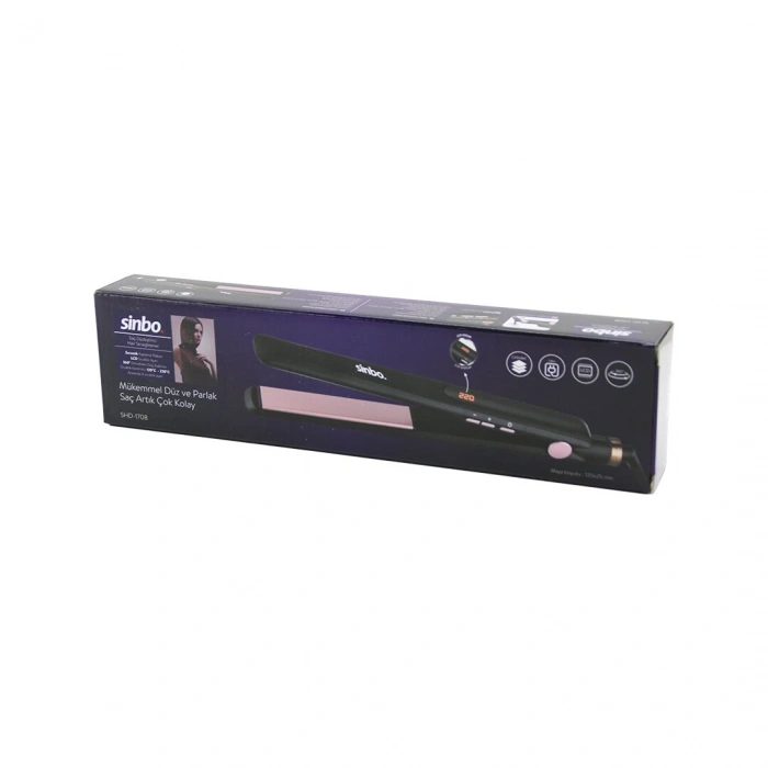 120X25MM DİJİTAL SAÇ DÜZLEŞTİRİCİ MAKİNE SERAMİK KAPLAMA 120-220℃ 360° KABLO=1.8MT SHD-1708 (5263)