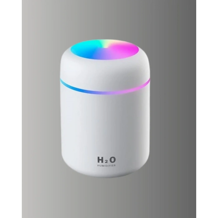 Abs Gövdeli 300ml Usb Nemlendirici – Beyaz, Gri, Pembe Renk