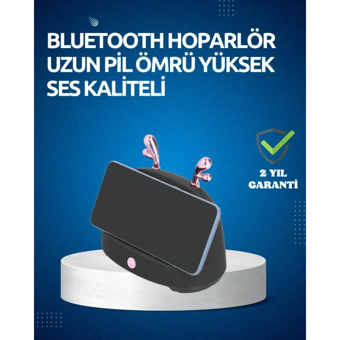 Akıllı Kablosuz Telefon Tutucu Ve Stereo Hoparlör – Kolay Kullanım Ve Yüksek Ses Kalitesi