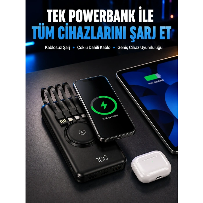 Akıllı Koruma Sistemli Powerbank – Hızlı, Güvenli Ve Modern