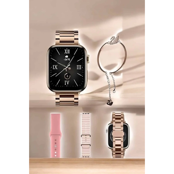 Akıllı Saat Bileklik Hediyeli Uzun Pil Ömrü Gps Takibi