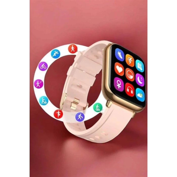 Akıllı Saat Sesli Görüşme Bildirim Görme Uyku Ve Sağlık Takibi