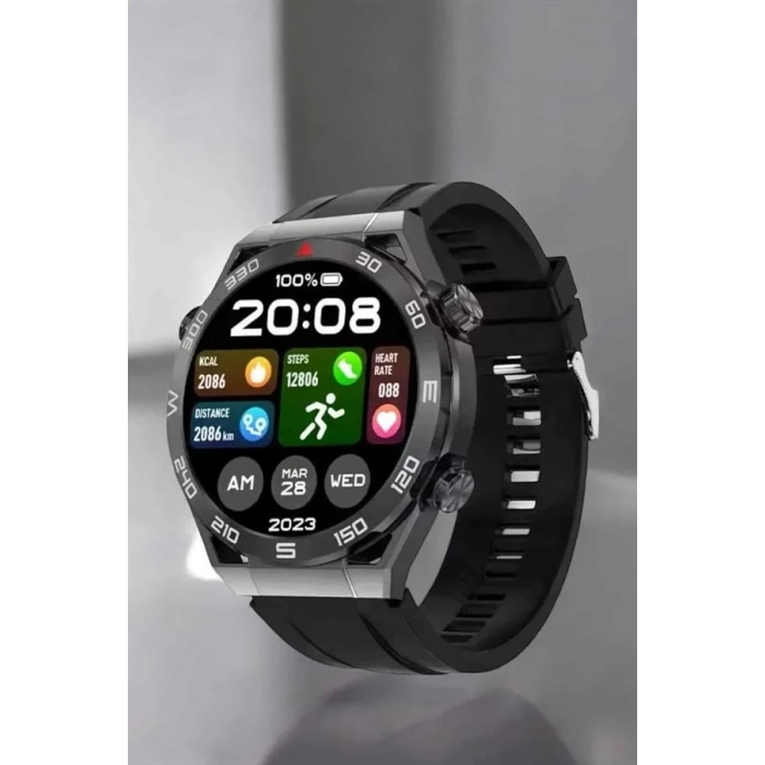 Akıllı Saat Yeni Nesil 2024 Model Metal Kordonlu Bluetooth Bağlantılı