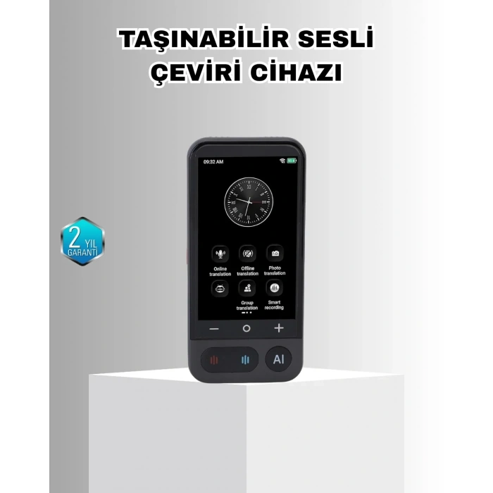 Akıllı Taşınabilir Tercüman – 17 Çevrimdışı, 139 Çevrimiçi Dil Desteği