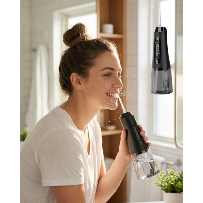 Amf11 Ağız Duşu Siyah