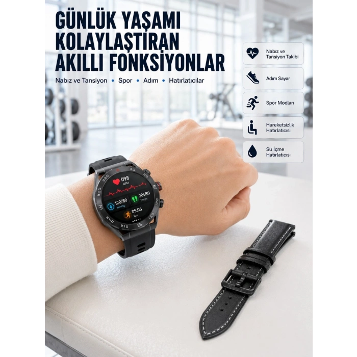 Amoled Ekranlı 5g Android Akıllı Saat Sım Kart Destekli Kameralı Akıllı Saat