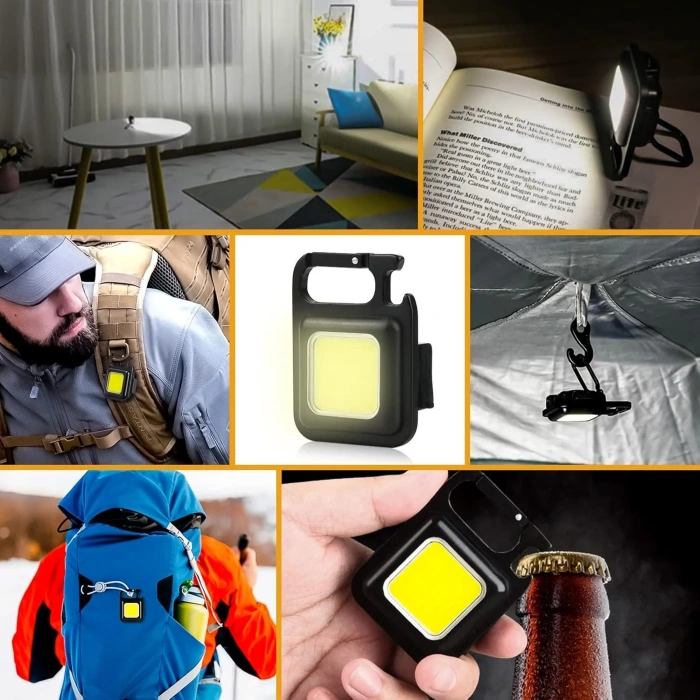 Anahtarlıklı Fener Fener Cob Led (5263)