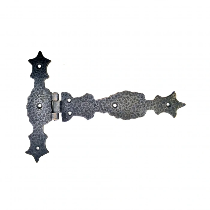 Antika Tarz Dekoratif Pirinç Kuyruklu Zambak Menteşe - 175x248 Mm, Oksit