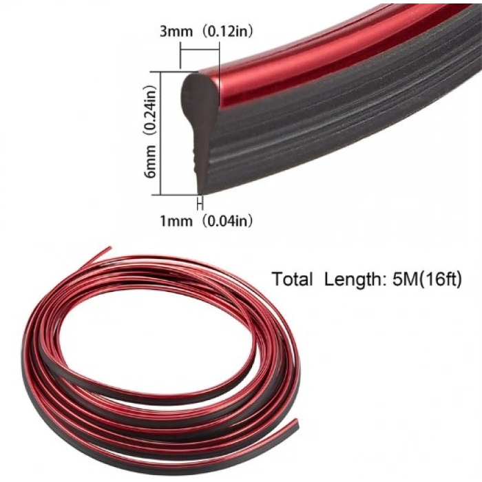 Araba Dekorasyon Şeridi 5 Metre Trim Şeridi (5263)