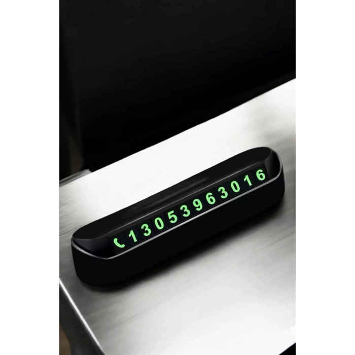 Araba Park Numaratörü Araç İçi Numaralık Değiştirilebilir Çevirmeli Mini