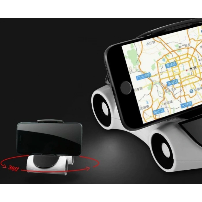 Araba Tasarımlı Araç İçi Telefon Tutucu 360 Dönebilen Ayarlı (5263)