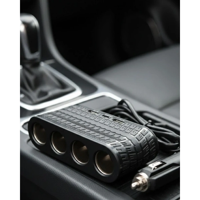 Araç Çakmak Çoklayıcı Usb Ve Type C Destekli Güçlü Ve Güvenli Kullanım