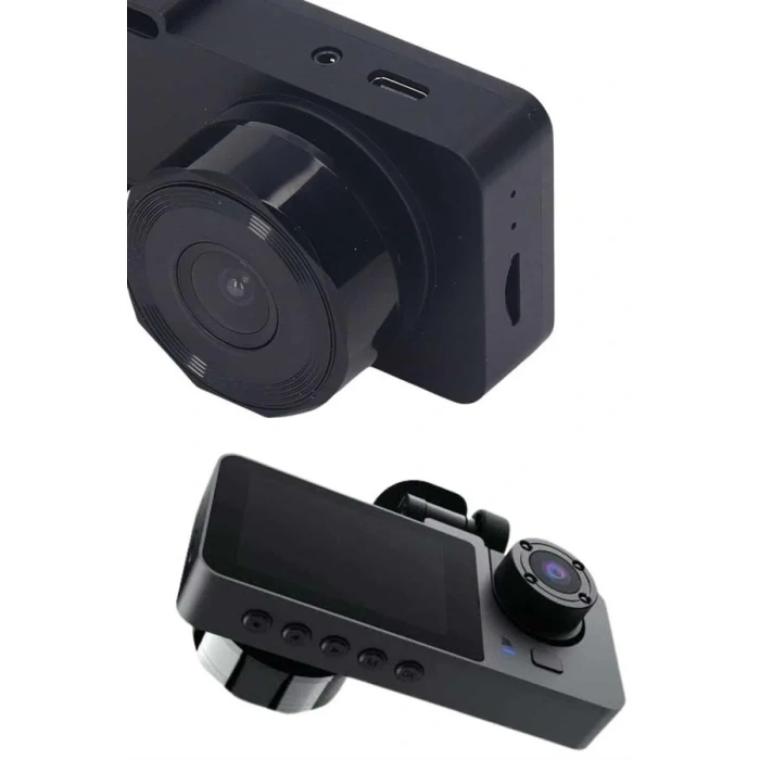 Araç İçi Dikiz Kamerası Sürüş Kaydedici 3 Lensli Dvr Kamera