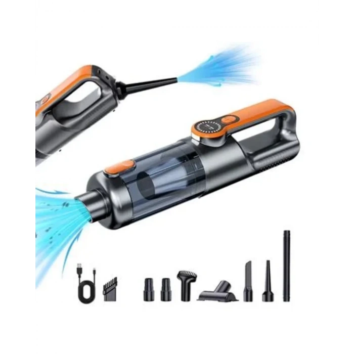 Araç İçi Uyumlu Şarjlı El Süpürgesi Dar Alan Temizlik Atlı