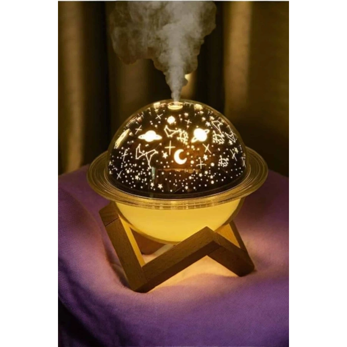 Aromaterapi Hava Nemlendirici Masa Ve Gece Lambası