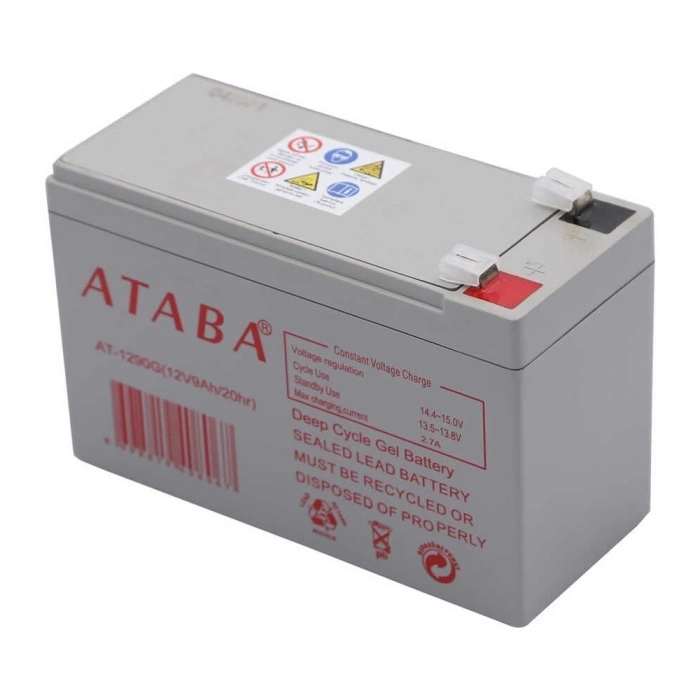 Ataba At-1290 12v 9ah Jel Akü