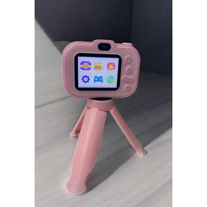 Ayaklı Mini Fotoğraf Makinesi Çocuk Için Eğitici Video Kamera