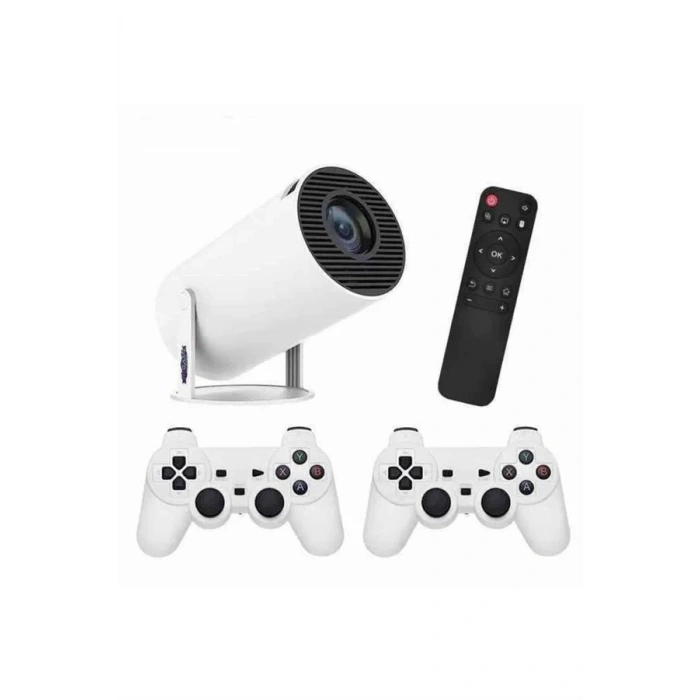 Ayaklı Oyun Projeksiyonu Çift Kollu Taşınabilir Sinema Projektörü