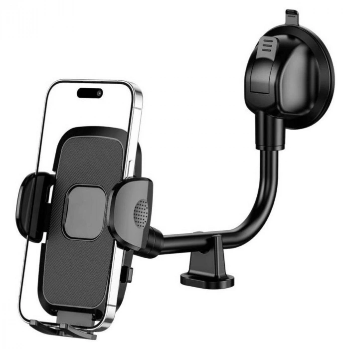 Ayarlanabilir Vakum Kilitli Cam Ve Torpidoya Takılabilen Telefon Tutucu (5263)