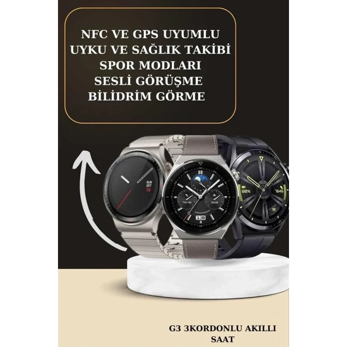 Aynalı Bluetooth Kulaklık Yeni Nesil Akıllı Saat Titreşimli Nabız Ölçer Spor Modları