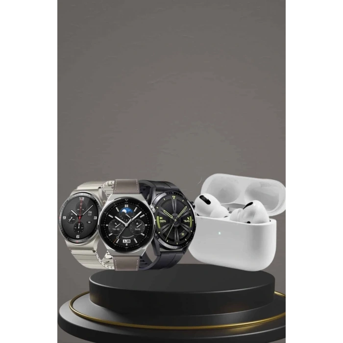 Aynalı Bluetooth Kulaklık Yeni Nesil Akıllı Saat Titreşimli Nabız Ölçer Spor Modları