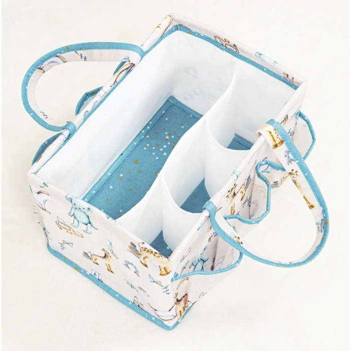 Baby Kullanımı Kolay Desenli Taşınabilir Bakım Çantası (yeşil)