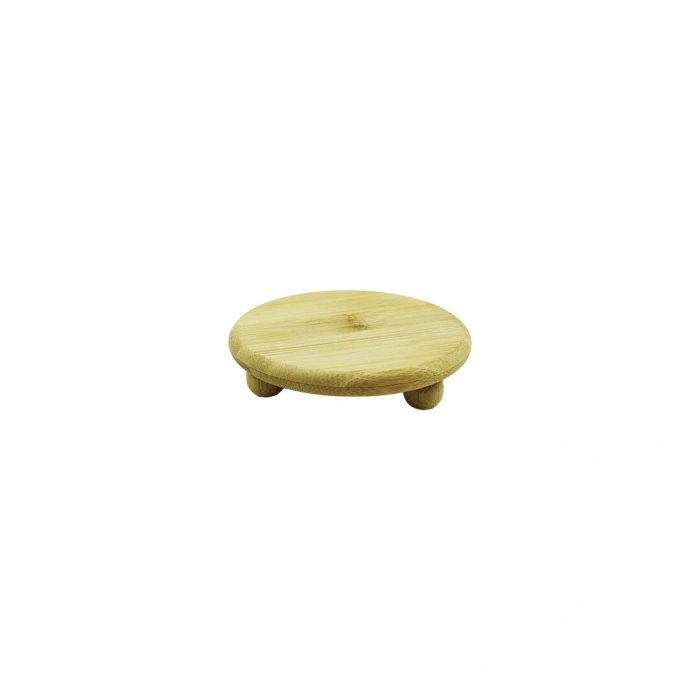 BAMBOO BAMBU SUNUM TABAK AYAKLI 11X11CM (5263)