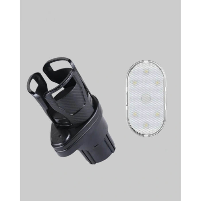 Bardak Tutucu Ve Manyetik Led Ambiyans Işığı 2’li Set