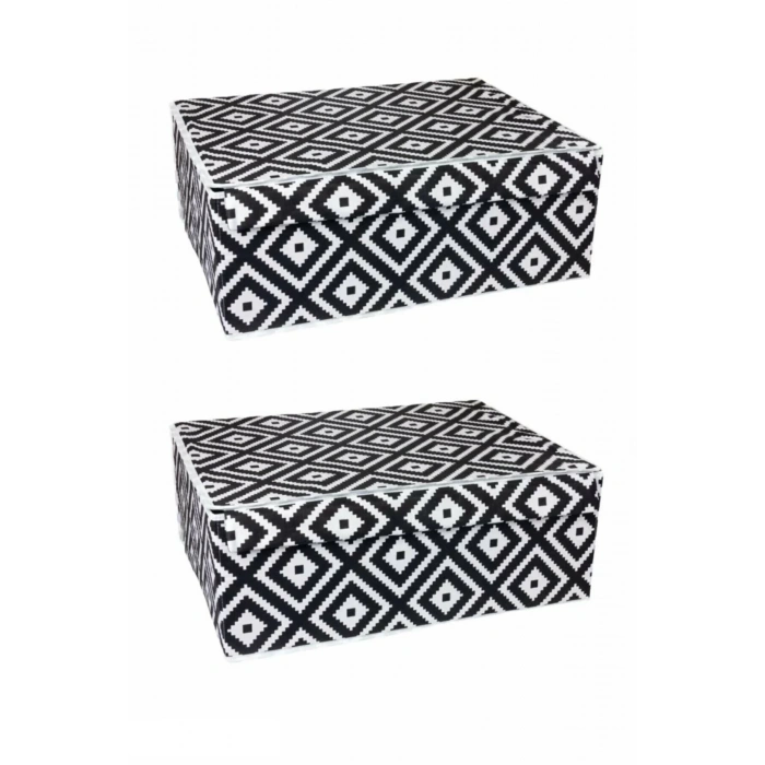 Baza Altı Boy Çok Amaçlı Düzenleyici Kutu Organizer Cırt Cırtlı Hurç 19cm X 40cm X 50cm (10 Adet)