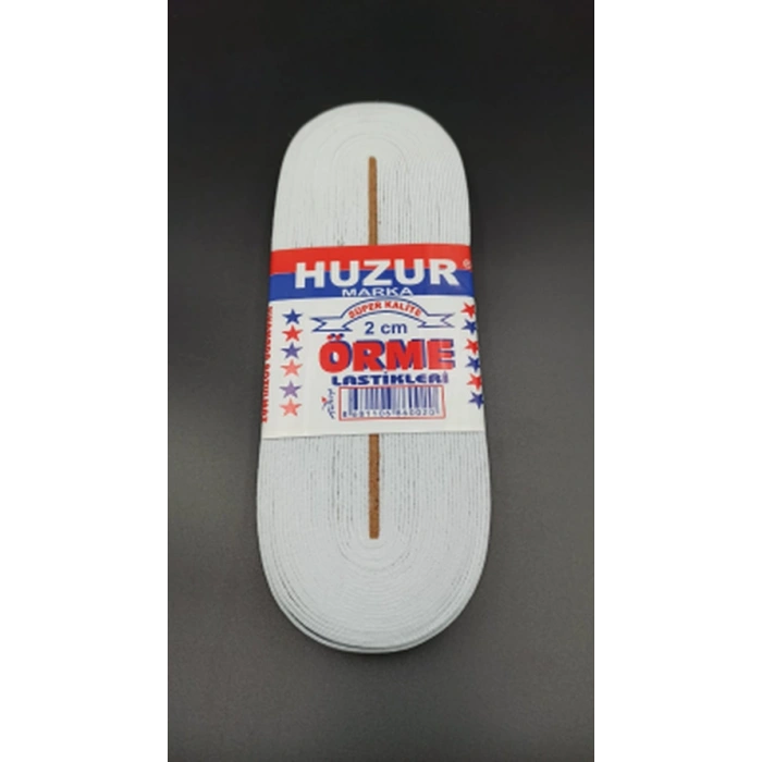 BEYAZ - 2CM PAÇA LASTİK YASSI GENİŞ 10MT (5263)