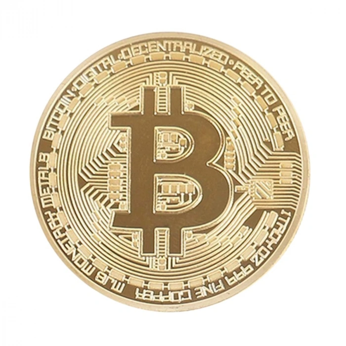 Bitcoin Madeni Hatıra Parası Madeni Bitcoin Hediye Sikke Para (5263)