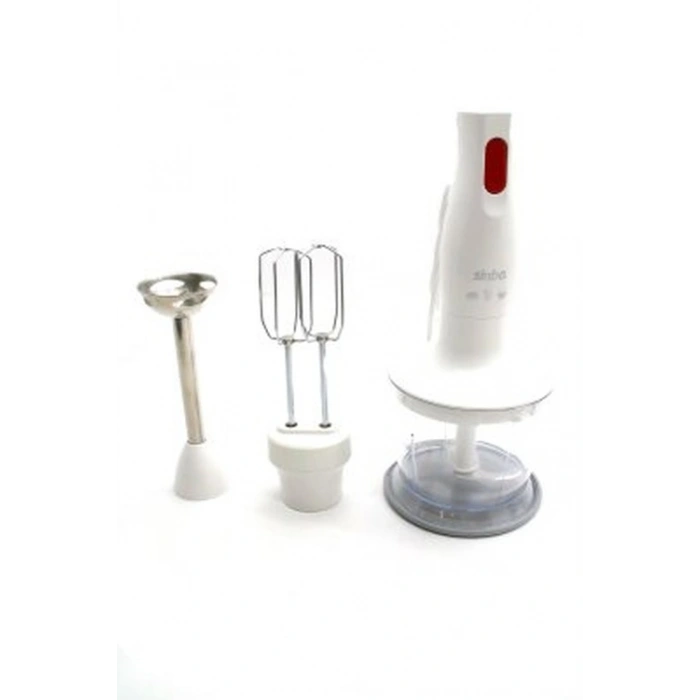 BLENDER SETİ  DOĞRAYICI - MİKSER - BLENDER  600ML HAZNE  350W SHB-3182 (5263)