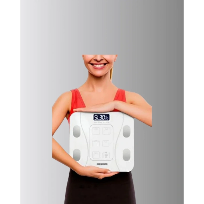 Bluetooth Akıllı Tartı – 8 Fonksiyonlu Dijital Baskül, 180 Kg Kapasiteli