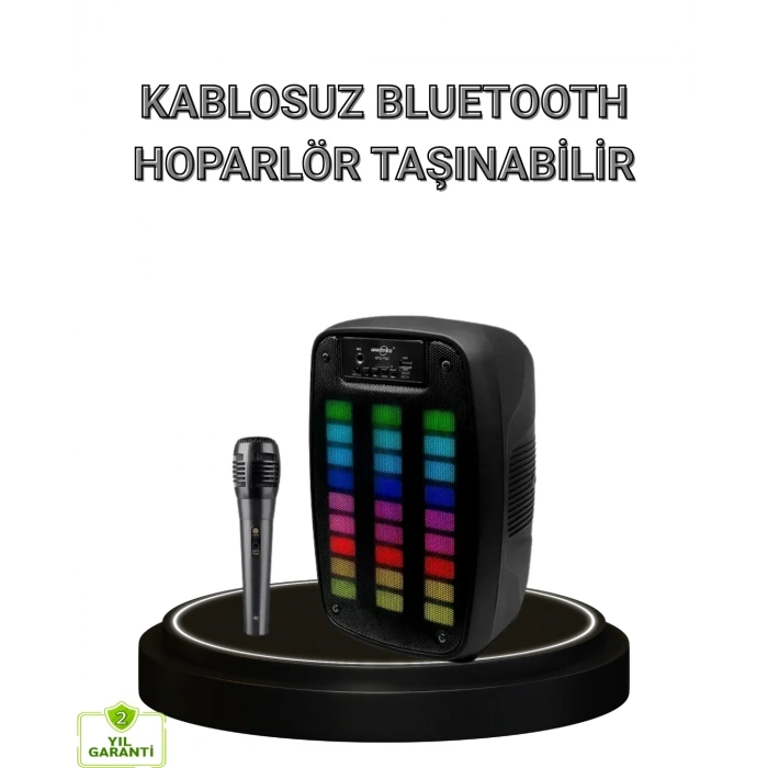 Bluetooth Hoparlör – Kablosuz Bağlantı, 2 Saat Müzik Süresi