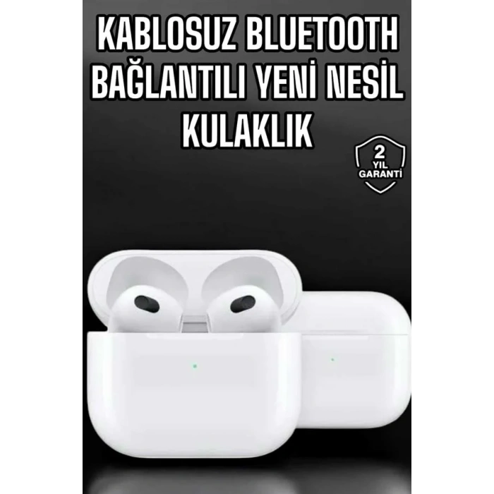 Bluetooth Kulaklık 3.nesil Kablosuz Uzun Pil Ömrü Dokunmatik Kontrol