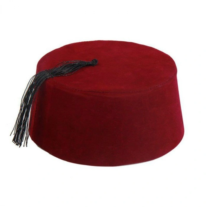 Bordo Renk Osmanlı Fesi Garson Boy 8 No 12-13 Yaş (5263)