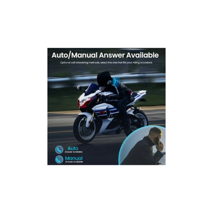 Bt35 Kask Kulaklık Bluetooth 5.0 Motosiklet Interkom Su Geçirmez Kablosuz Kulaklık