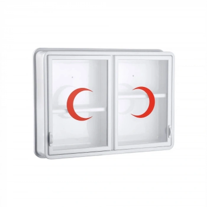 CAM 2 KAPAKLI ECZA DOLABI 35x49x10 cm (5263)