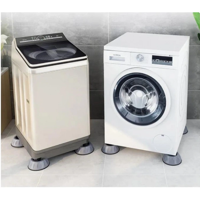 Çamaşır Makinesi Titreşim Engelleyici Stoper GRİ 4 lü Set (5263)
