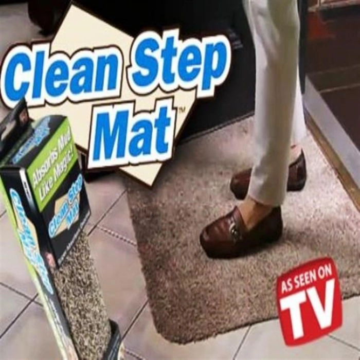 Çamaşır Makinesinde Yıkanabilir Kir Toz Emici Mikrofiberli Paspas (5263)