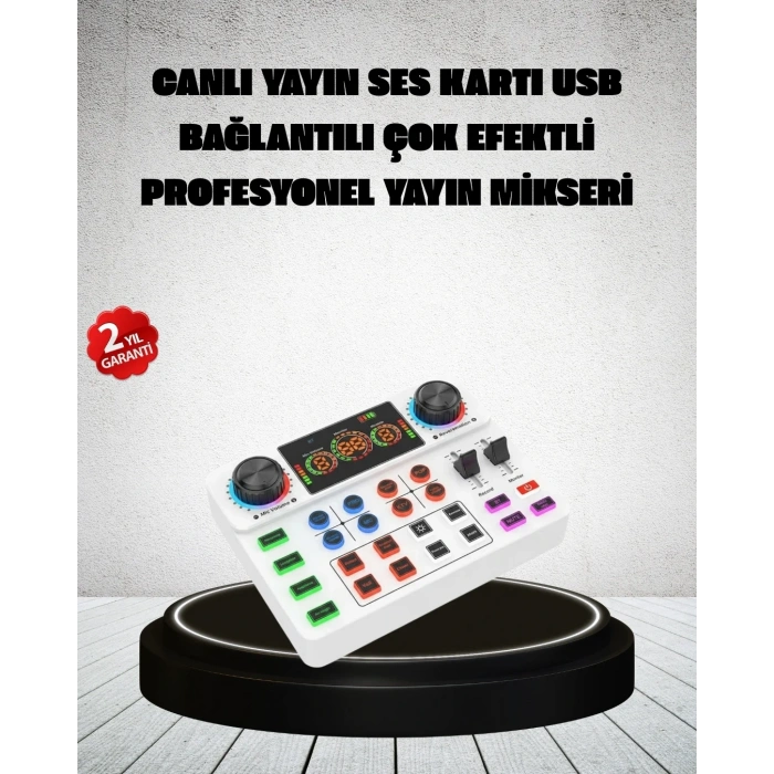 Canlı Yayın Ve Karaoke İçin Profesyonel Ses Kartı Bluetooth Destekli
