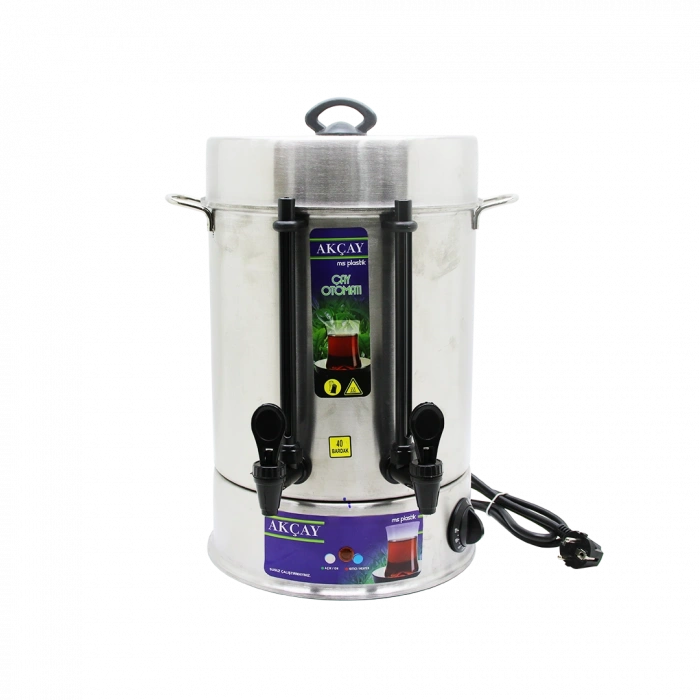 ÇAY OTOMATI 40 BARDAK SEMAVER ELEKTRİKLİ ÇAY MAKİNESİ ( MARKA DEĞİŞKENLİK GÖSTEREBİLİR )  (5263)