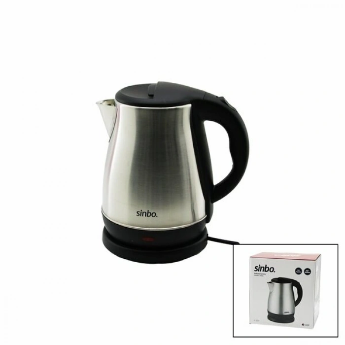 ÇELİK  KETTLE SU ISITICISI KABLOSUZ KULLANIM  1.8LT  360° DÖNEBİLME OTOMATİK KAPANMA SK-8028 (5263)